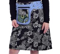 Sunsa Sommerrock Knielang Rock. Wickelrock Damen lang aus Baumwolle. Hosenrock Boho Kleidung. Langer Rock Damen. Midirock