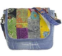 Sunsa Damen Messenger Bag Umhängetasche Handtasche, aus recycelte Jeans & Baumwolle. Große Crossbody Tasche Schultertasche, Jeanstasche Geschenkideen für Frauen/Mädchen, nachhaltige Produkte