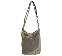 Sunsa Damen Umhängetasche. Hobo Tasche aus Canvas/Leinwand & Leder. Vintage Retro Stil Crossbody Bag. Große Crossover Schultertasche als Geschenkideen für Frauen