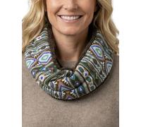 Sunsa Damen Winter Loop Schal Warmer weichem Fleece Schlauchschal Rundschal Teddyfutter (braun)