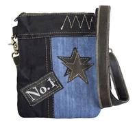 Sunsa Damen Tasche Umhängetasche Handtasche Canvas & Leder bag mit Jeans Taschen Denim klein Schultertasche Damentaschen Vintage Crossbody Handtaschen Teenager Fashion