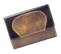 Sunsa Leder Geldbörse Portemonnaie Dame Brieftasche großer Geldbeutel