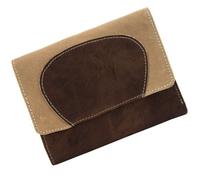 Sunsa Leder Geldbörse Portemonnaie Dame Brieftasche großer Geldbeutel