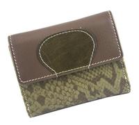 Sunsa Leder Geldbörse Portemonnaie kleine Brieftasche Geldbeutel