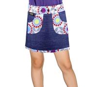 Sunsa Mädchen Jeansrock. Kinderrock Minirock wendbarer Wickelrock, kurzer Sommerrock,2 Kinder Röcke in einem. Denim Skirt, Jeans Rock kurz, Mädchenrock aus Jeans