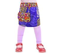 Sunsa Mädchen Rock. Kinderrock Minirock wendbarer Wickelrock, kurzer Sommerrock, 2 Kinder Röcke in einem. Baumwolle Skirt, Rock kurz, Mädchenrock aus luftigem Stoff