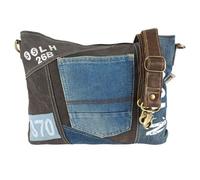 Sunsa recycelte Jeanstasche. Nachhaltige Umhängetasche Canvas Crossbody Bag