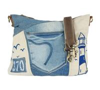 Sunsa recycelte Jeanstasche. Nachhaltige Umhängetasche Canvas Crossbody Bag