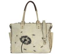 Sunsa Vintage Tasche XXL Handtasche Beige Shopper Canvas Weekender Bag Badetasche