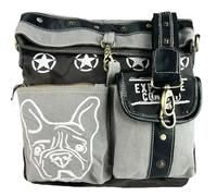 Sunsa Vintage Unisex Umhängetasche aus Canvas, stilvolle Schultertasche als Crossbody Bag, große Tasche für Freizeit, Arbeit, Uni. Retro, leicht, alltagstauglich, mit vielen Fächern