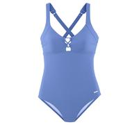 Badeanzug SUNSEEKER "Fancy" Gr. 44, Cup D, blau Damen Badeanzüge Ocean Blue mit verschiedenen Tragevarianten und Shaping-Effekt (47898559-44)