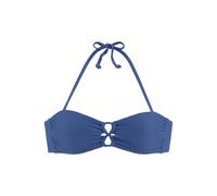 SUNSEEKER Bandeau-Bikini-Top Damen blau Gr.42 Cup C/D
