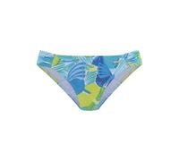 Bikini-Hose SUNSEEKER "Butterfly", Damen, Gr. 42, N-Gr, blau (blau, grün), Microfaser, Polyamid, bedruckt, Badehosen Bikini-Hose, mit Schmetterling-Design (91577903-42) blau, grün