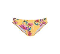 Bikini-Hose SUNSEEKER "Modern", Damen, Gr. 34, N-Gr, gelb (gelb, bedruckt), Polyamid, bedruckt, floral, Badehosen Bikini-Hose, mit Blumendruck (93752320-34) gelb, bedruckt