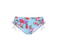 Bikini-Hose SUNSEEKER "Modern", Damen, Gr. 44, N-Gr, blau (hellblau, bedruckt), Polyamid, bedruckt, floral, Badehosen Bikini-Hose, seitlich regulierbar, Topseller (77973206-44) hellblau, bedruckt