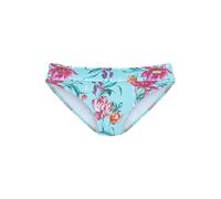 Bikini-Hose SUNSEEKER "Modern", Damen, Gr. 44, N-Gr, blau (hellblau, bedruckt), Polyamid, bedruckt, floral, Badehosen, mit Umschagbund (90884649-44) hellblau, bedruckt