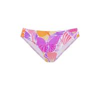 Bikini-Hose SUNSEEKER "Butterfly", Damen, Gr. 42, N-Gr, lila (lila, orange), Microfaser, Polyamid, bedruckt, Badehosen Bikini-Hose, mit Schmetterling-Design (14417462-42) lila, orange