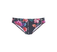 Bikini-Hose SUNSEEKER "Modern", Damen, Gr. 44, N-Gr, blau (marine, bedruckt), Polyamid, bedruckt, floral, Badehosen Bikini-Hose, mit Blumendruck (27517666-44) marine, bedruckt