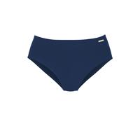 Bikini-Hose SUNSEEKER "Lapa", Damen, Gr. 44, N-Gr, blau (marine), Microfaser, Recycling-Polyamid, unifarben, Badehosen, in klassischer Schnittform (49511540-44) marine