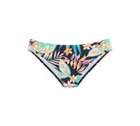 Bikini-Hose SUNSEEKER "Petit", Damen, Gr. 44, N-Gr, schwarz (schwarz bedruckt), Obermaterial: 84% Polyamid, 16% Elasthan. Futter: 92% Polyester, 8% Elasthan, bedruckt, floral, Badehosen Bikini-Hose, m