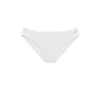 Bikini-Hose SUNSEEKER "Loretta", Damen, Gr. 44, N-Gr, weiß, Polyamid, unifarben, Strukturmuster, Badehosen, mit Strukturmuster (72635468-44) weiß