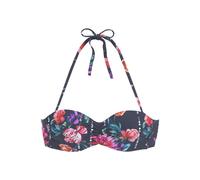 Sunseeker Bügel-Bandeau-Bikini-Top »Modern«, mit Blumenprint, marine-bedruckt