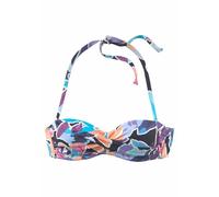 SUNSEEKER Bügel-Bandeau-Bikini-Top Damen marine-bedruckt Gr.42 Cup D