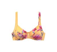 Bügel-Bikini-Top SUNSEEKER "Modern" Gr. 40, Cup D, gelb (gelb, bedruckt) Damen Bikini-Oberteile (68779225-40) gelb, bedruckt