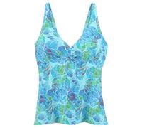 SUNSEEKER Bügel-Tankini-Top Damen türkis bedruckt Gr.40 Cup F