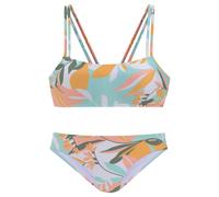 Bustier-Bikini SUNSEEKER Gr. 32, Cup A/B, gelb (weiß, gelb) Damen Bikini-Sets Ocean Blue mit besonderem Rücken (82328850-32)