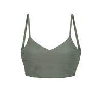 Crop-Bikini-Top SUNSEEKER "Loretta", Damen, Gr. 38, Cup C/D, grün (oliv), Polyamid, Strukturmuster, unifarben, Bikini-Oberteile, mit Strukturmuster (13944853-38) oliv