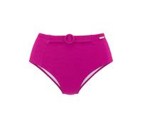 Highwaist-Bikini-Hose SUNSEEKER "Loretta" Gr. 34, N-Gr, pink Damen Badehosen (86811746-34) pink
