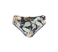 Highwaist-Bikini-Hose SUNSEEKER "Suva" Gr. 38, N-Gr, schwarz (schwarz, bedruckt) Damen Badehosen Ocean Blue mit abnehmbarem Gürtel Bestseller (10561746-38)