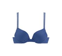 Push-Up-Bikini-Top SUNSEEKER "Fancy" Gr. 38, Cup B, blau Damen Bikini-Oberteile Ocean Blue aus eleganter Strukturware (84396811-38)