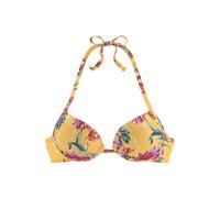 SUNSEEKER Push-Up-Bikini-Top Damen gelb-bedruckt Gr.42
