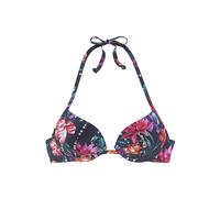 SUNSEEKER Push-Up-Bikini-Top Damen marine-bedruckt Gr.36