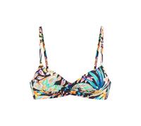 SUNSEEKER Triangel-Bikini-Top Damen schwarz bedruckt Gr.40 Cup C