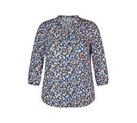 Rabe Bluse Gemustert - Stehkragen, 3/4 Arm