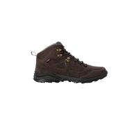 Wanderschuh JACK WOLFSKIN "SUNSET HIKE TEXAPORE MID", Gr. 41, braun, Leder, Textil, sportlich, Schuhe, wasserdicht (40742312-41) braun