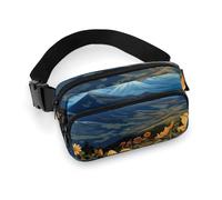 Sunset Sky Sonnenblumen-Gürteltasche für Damen und Herren, Gürteltasche für Workout, Laufen, Reisen, mit verstellbarem Riemen