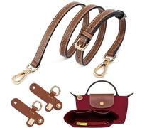 Sunshine smile Organizer für Longchamp Tasche,Schultergurt für Longchamp Tasche Damen,Tragegurt für Longchamp,Taschen Organizer für Longchamp Mini,Purse Organize（Weinrot）