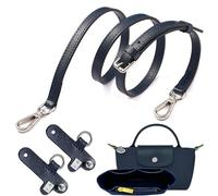 Sunshine smile Organizer für Longchamp Tasche,Schultergurt für Longchamp Tasche Damen,Tragegurt für Longchamp,Taschen Organizer für Longchamp Mini,Purse Organize(Blau)