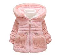 sunymi 1-5 Jahre Baby Jacke Mädchen Solide Outwear Langarm Hoodie Warme Kleidung Mantel