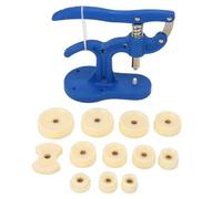 Suoumwa 12-Teiliges Uhrenrückseiten-Presswerkzeug-Set, Verhindert das Verrutschen der Passungsmatrizen, Uhrengehäuseschließer, Uhrenreparatur-Werkzeug-Set für Uhrmacher