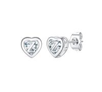 Supcare 925 Silber Herz Ohrringe Z, Hypoallergene Silberohrringe 925 Damen