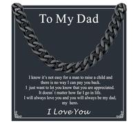 Supcare Herren Kuba Armband mit Karte, Medizinischer 316L Edelstahl, Geburtstag Vatertag Weihnachten