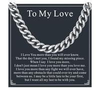 Supcare Medizinischer 316L Edelstahl Kuba Armband mit Karte, Herren Schmuck, Vatertag Weihnachten (Schmuckkästchen)