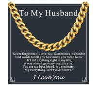 Supcare Medizinischer 316L Edelstahl Kuba Armband mit Karte, Männlicher Accessoire, Weihnachten (Schmuckkästchen)