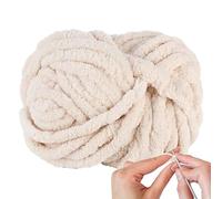 Super Chunky Chenille Garn Zum Stricken Und Häkeln, Dicke Wolle Garn Weich, Weiches Grobstrick Wollgarn Handstricke, Sperrige Armstricken Wolle, Chenille Wolle Dickes Garn Zum Schals, Mützen, Decken