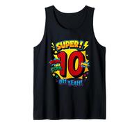 Super Comic Pop Art zum 10. Geburtstag Wow Cool OMG Oh ja Kinder Tank Top